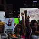 Protesters march in Charlotte, N.C., on Sept. 23, 2016, following the shooting of Keith Lamont Scott by police three days earlier and subsequent unrest in the city.
NICHOLAS KAMM/AFP/Getty Images